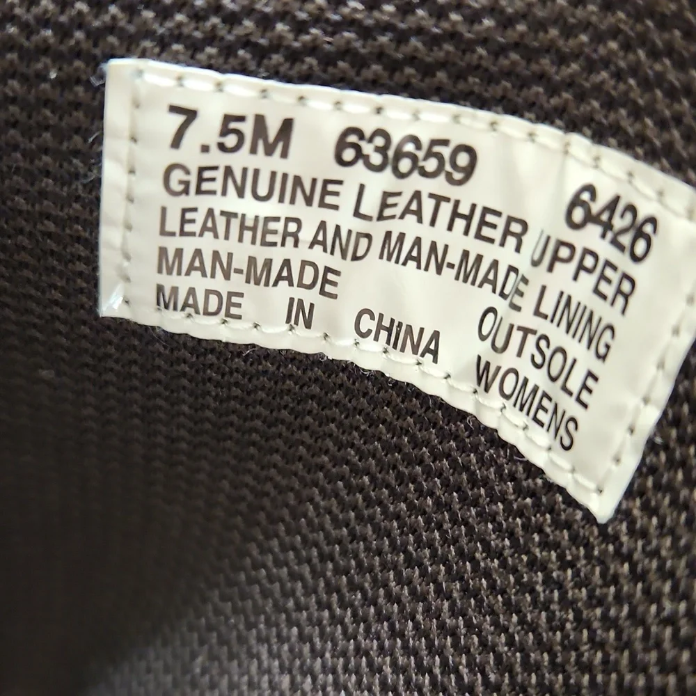 Timberland Tall Wingtip Leather Heeled Boots (W Size 7.5) - Picture 15 of 16